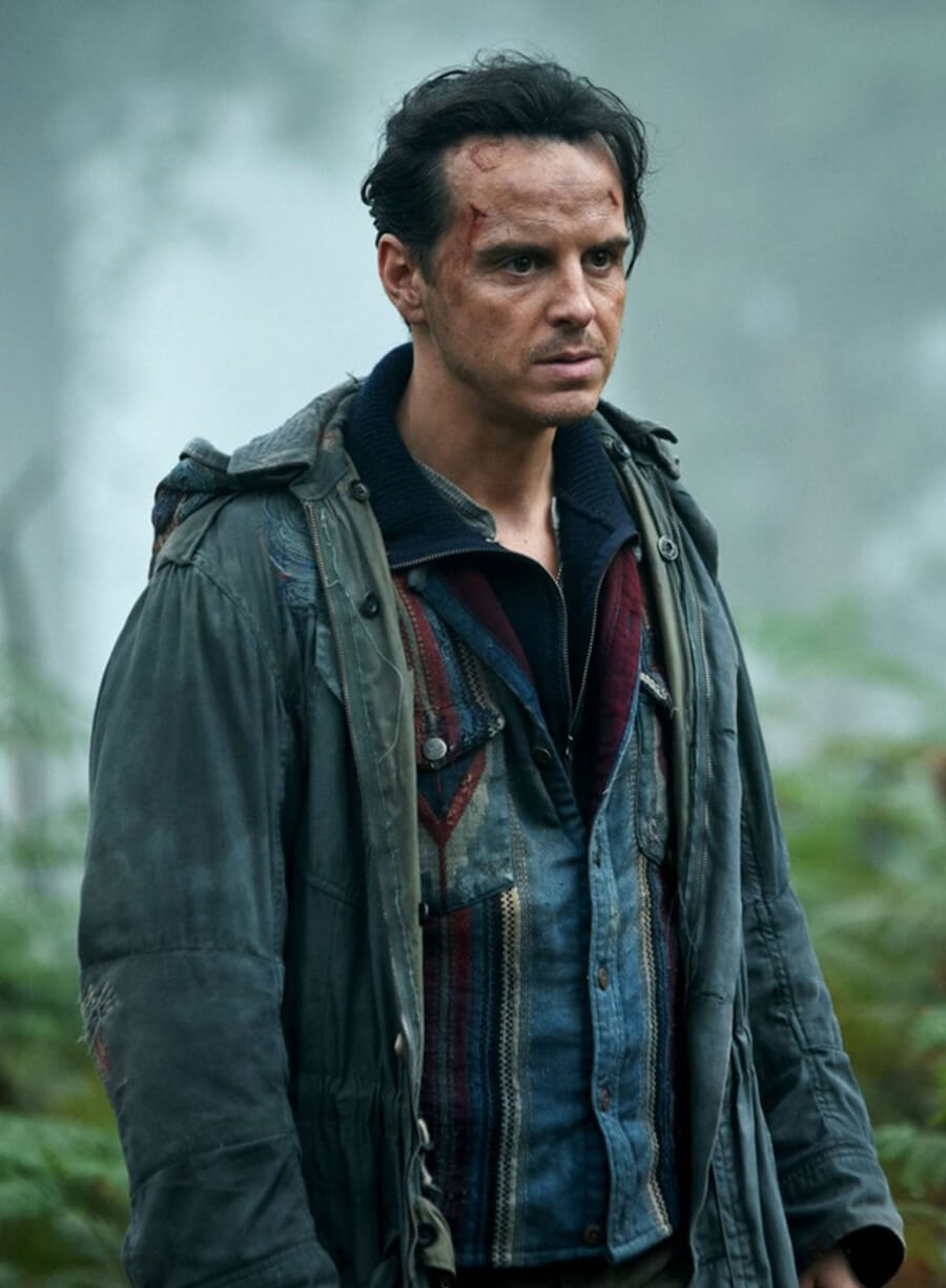 Andrew Scott His Dark Materials Grey Jacket