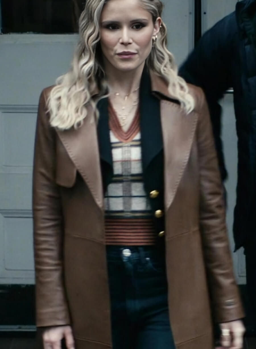 Annie January The Boys S04 Long Leather Coat