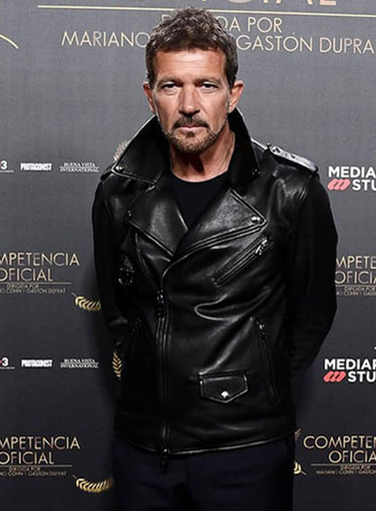 Antonio Banderas Leather Jacket