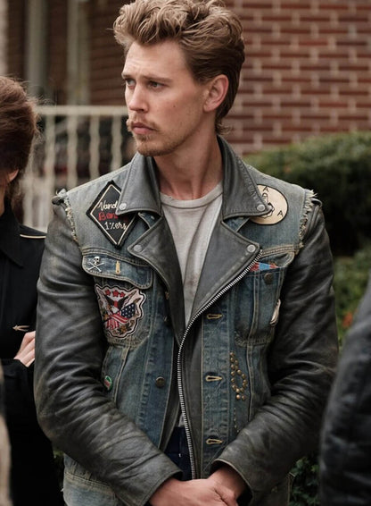 Austin Butler The Bikeriders Denim Vest