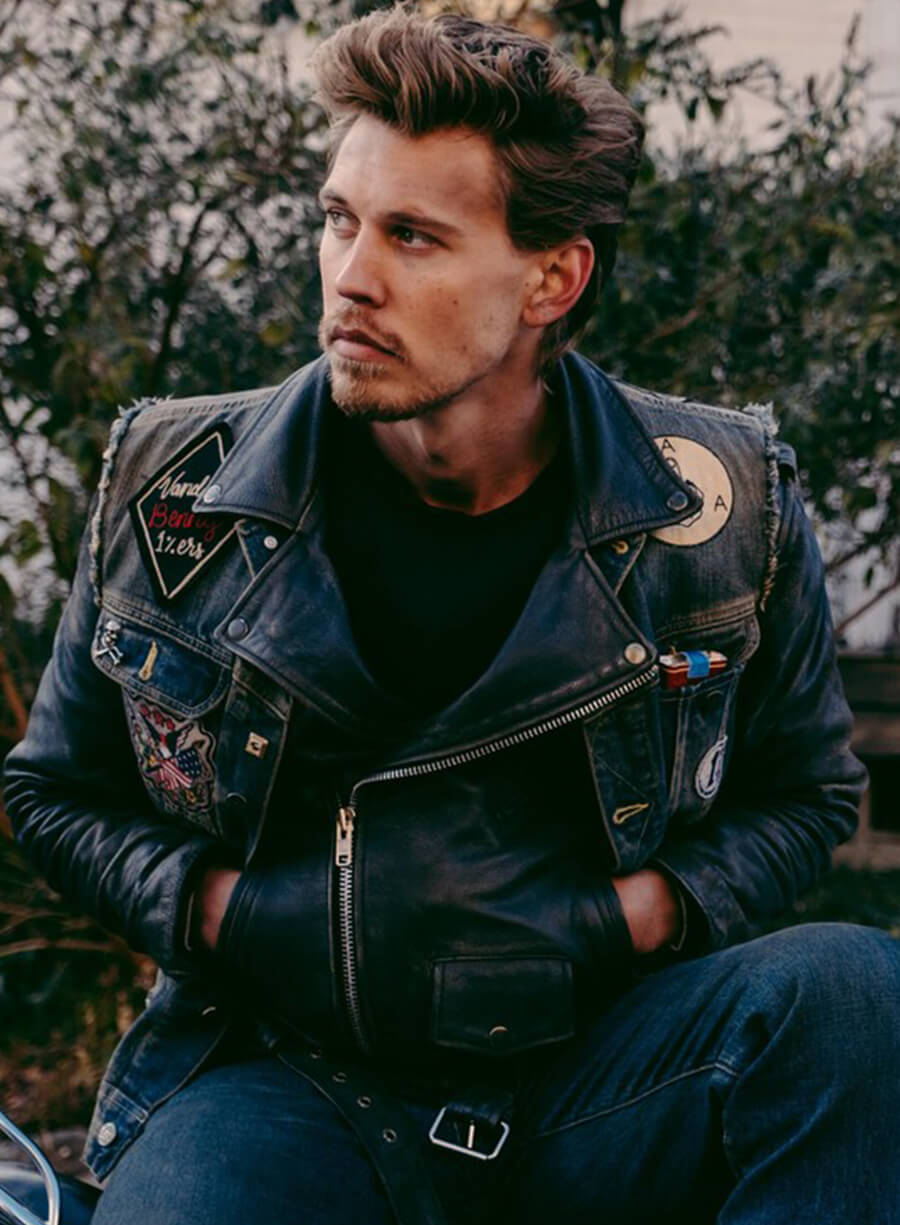 Austin Butler The Bikeriders Denim Vest