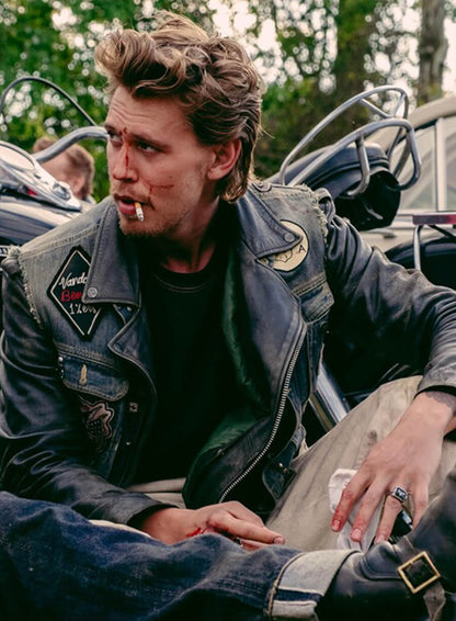 Austin Butler The Bikeriders Denim Vest