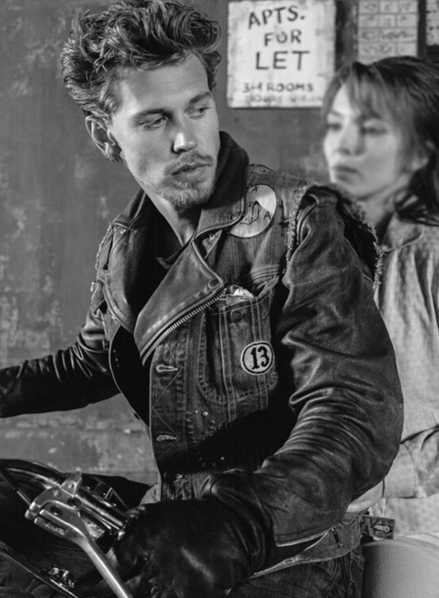 Austin Butler The Bikeriders Denim Vest