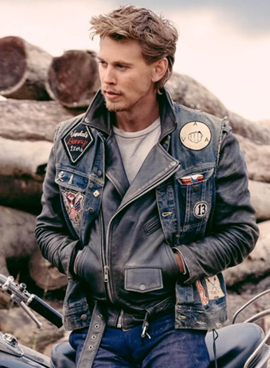 Austin Butler The Bikeriders Denim Vest