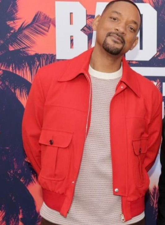Bad Boys Ride or Die Will Smith Red Jacket