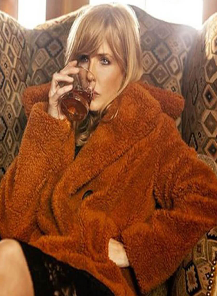 Beth Dutton Orange Fur Coat