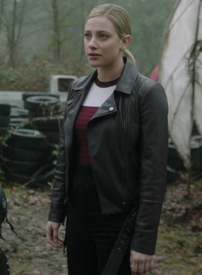 Betty Cooper Riverdale Black Leather Jacket