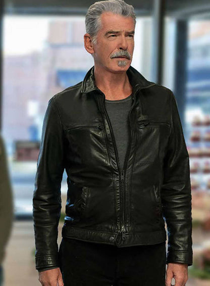 Billy McDermott The Out-Laws Black Leather Jacket