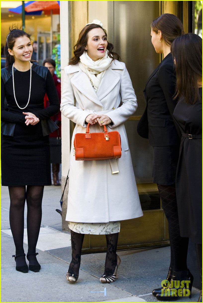 Blair Waldrof Gossip Girl White Coat