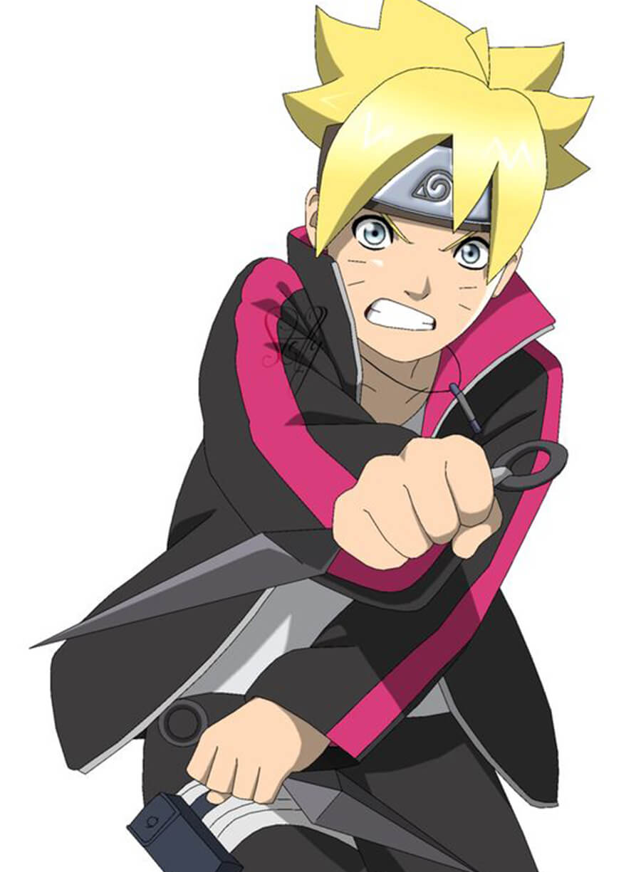 Boruto: Naruto Next Generations Naruto Uzumaki Black Jacket