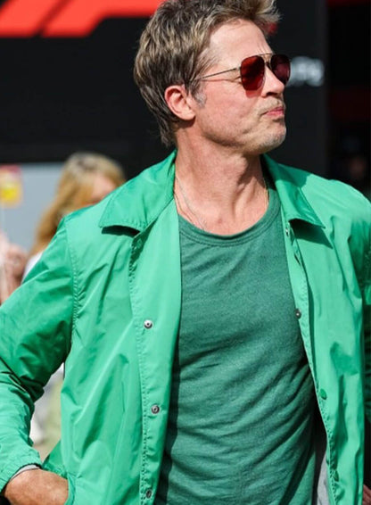 Brad Pitt F1 2025 Green Jacket