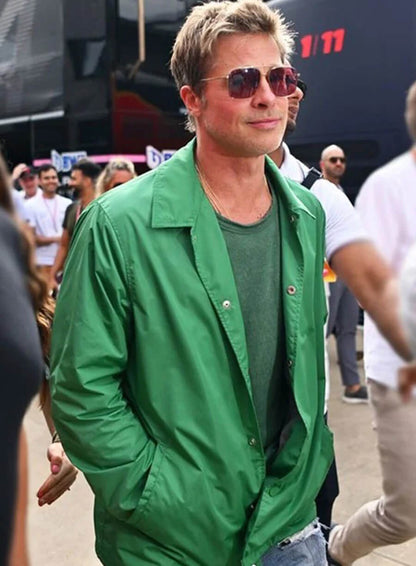 Brad Pitt F1 2025 Green Jacket