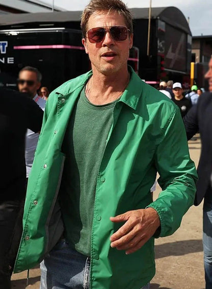 Brad Pitt F1 2025 Green Jacket