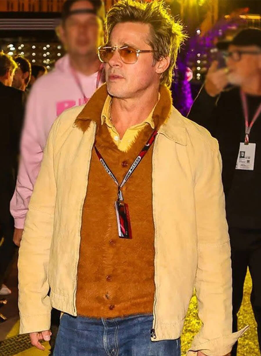 Brad Pitt F1 2025 Yellow Jacket