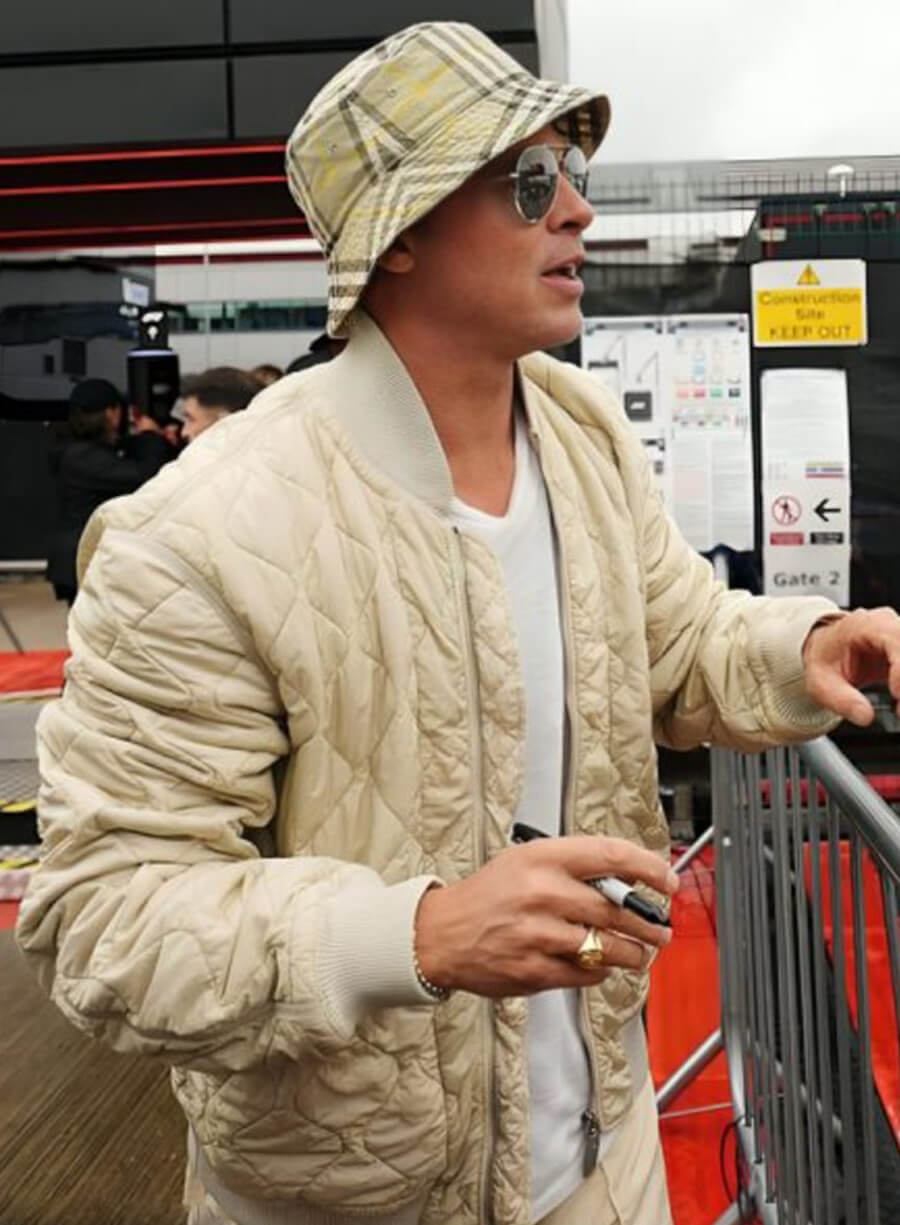 Brad Pitt F1 Bomber Jacket