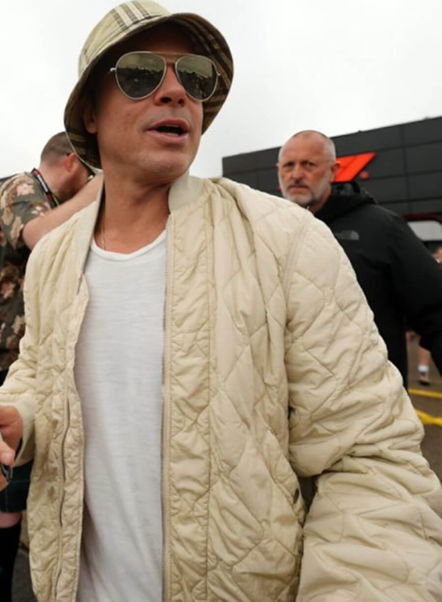 Brad Pitt F1 Bomber Jacket