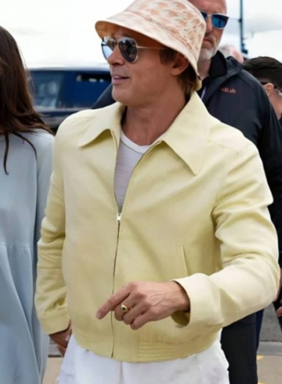 Brad Pitt F1 Yellow Jacket