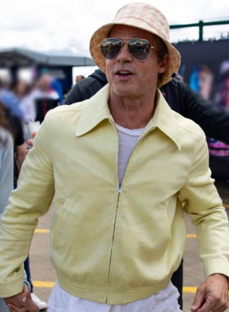 Brad Pitt F1 Yellow Jacket