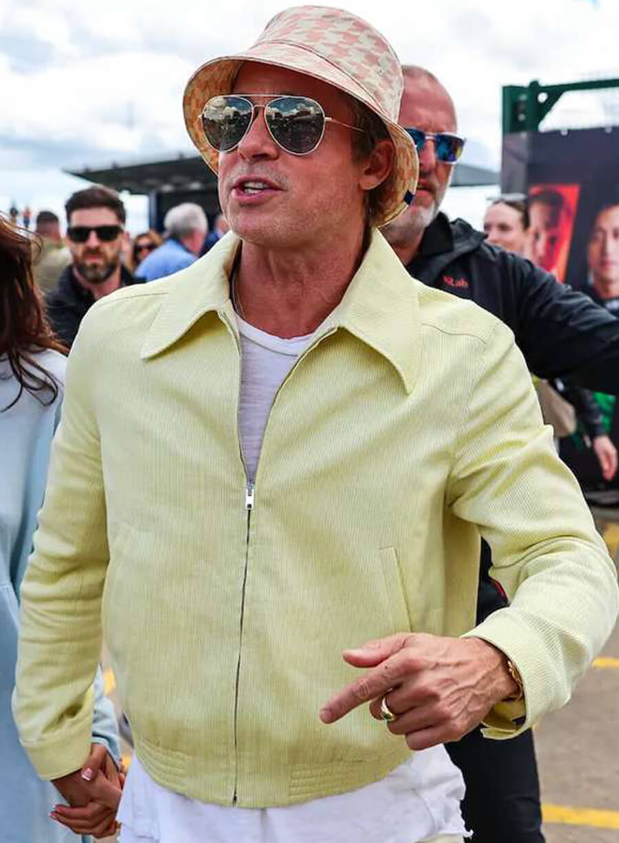 Brad Pitt F1 Yellow Jacket