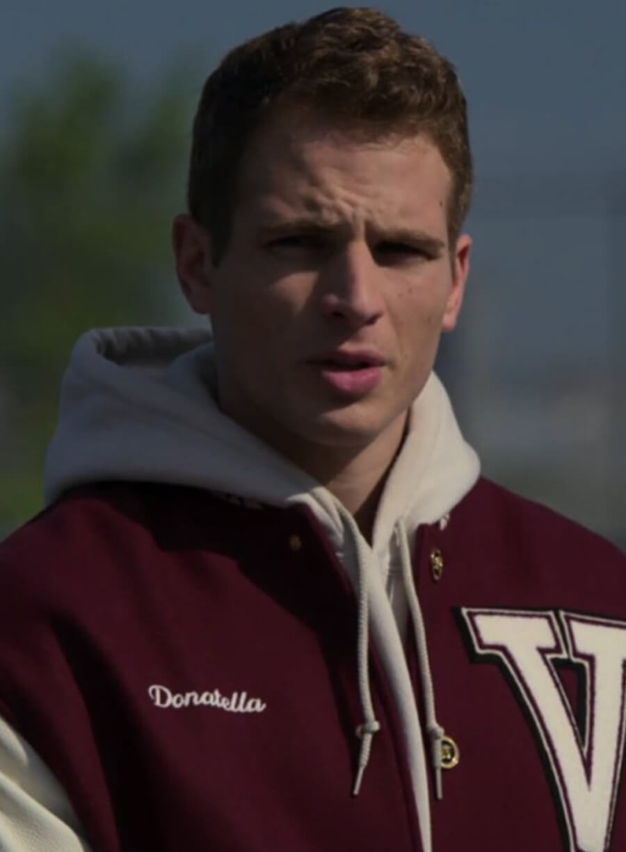 Brayden Weston Power Book II Ghost Maroon Varsity Jacket