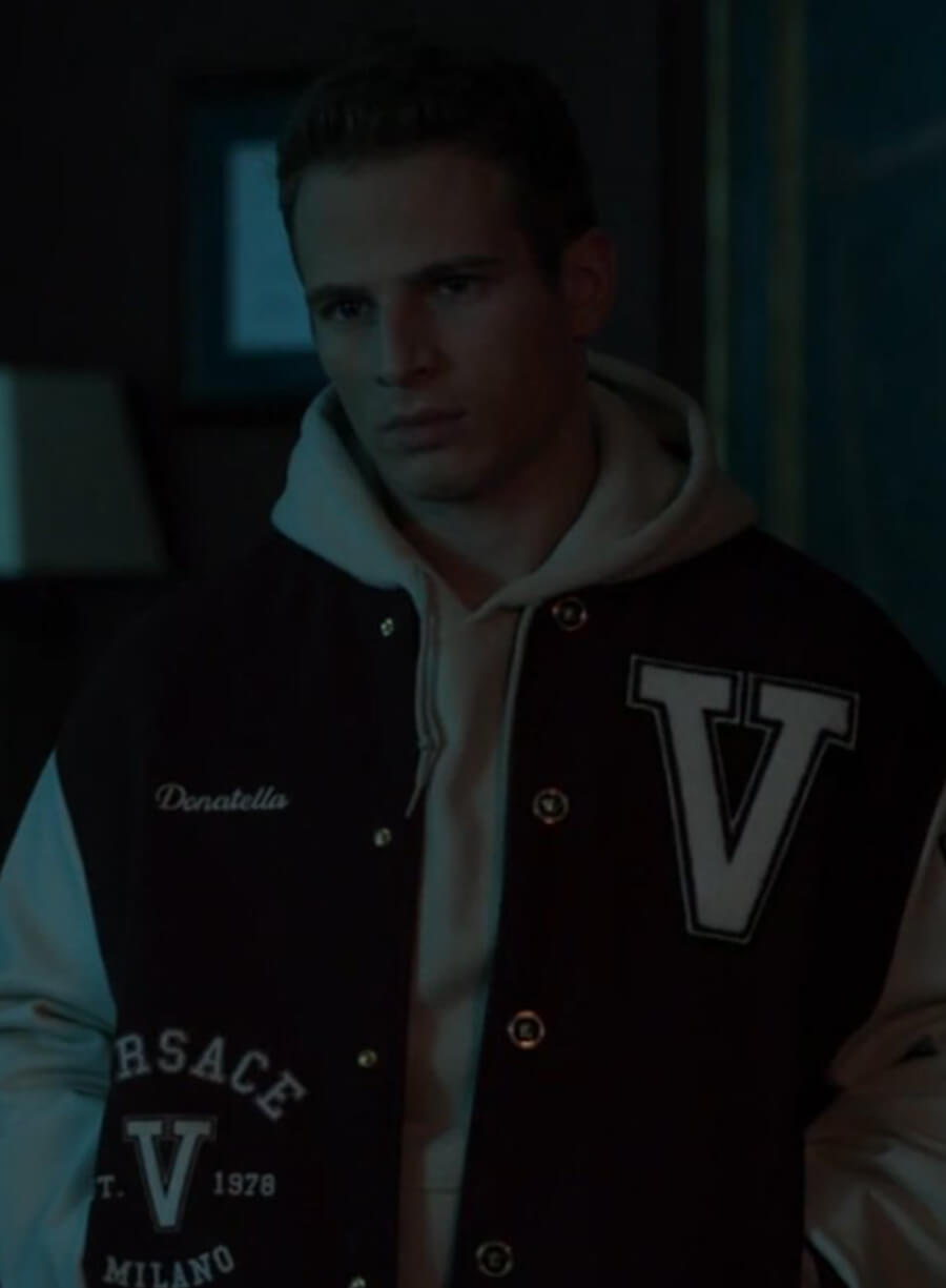 Brayden Weston Power Book II Ghost Maroon Varsity Jacket