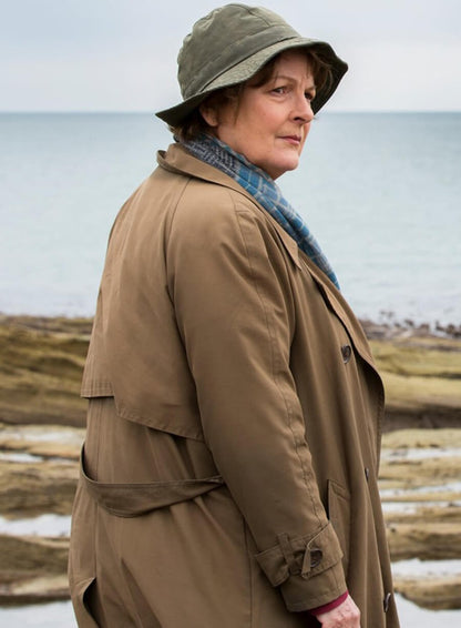 Brenda Blethyn Vera Brown Coat