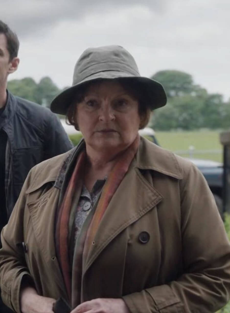 Brenda Blethyn Vera Brown Coat