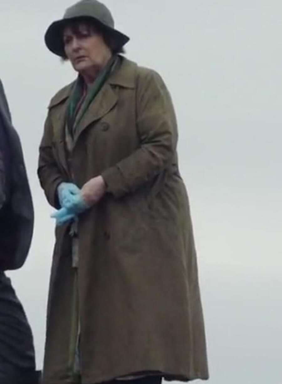 Brenda Blethyn Vera Brown Coat