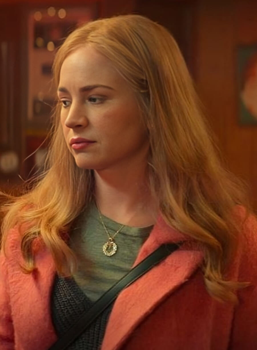 Britt Robertson The Merry Gentlemen Pink Coat