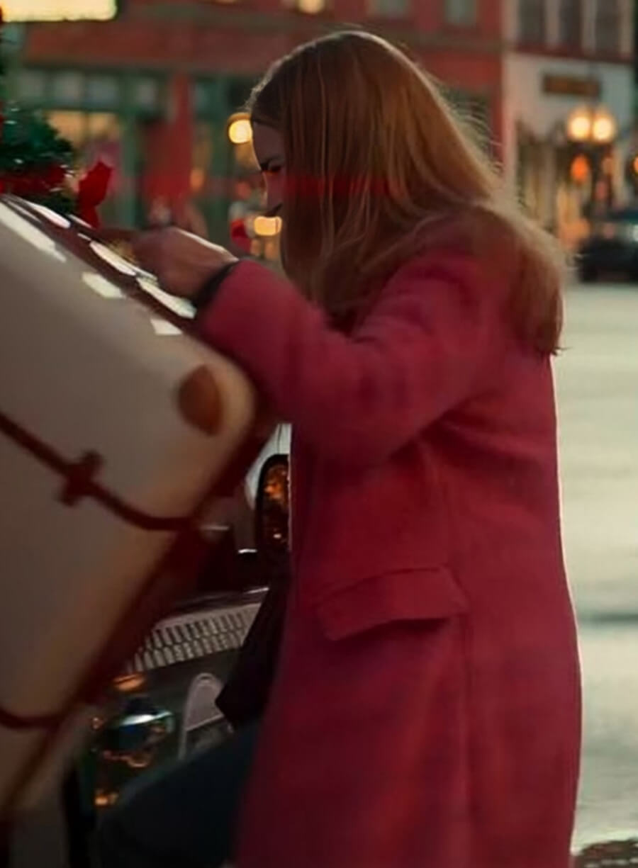 Britt Robertson The Merry Gentlemen Pink Coat