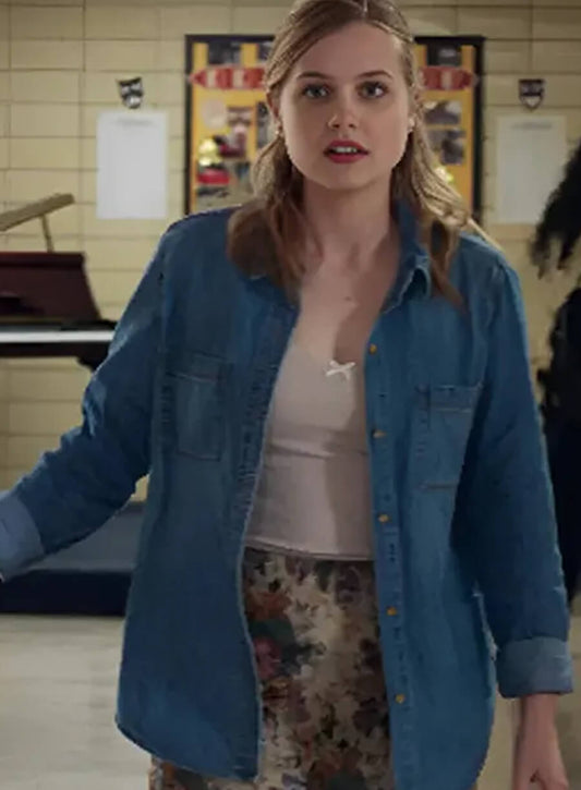 Cady Heron Mean Girls 2024 Blue Denim Jacket