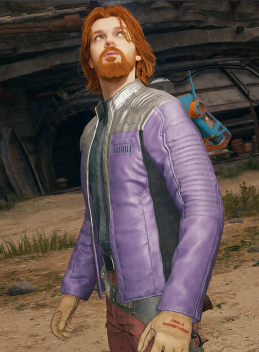 Cal Kestis Jedi Knight Purple Jacket