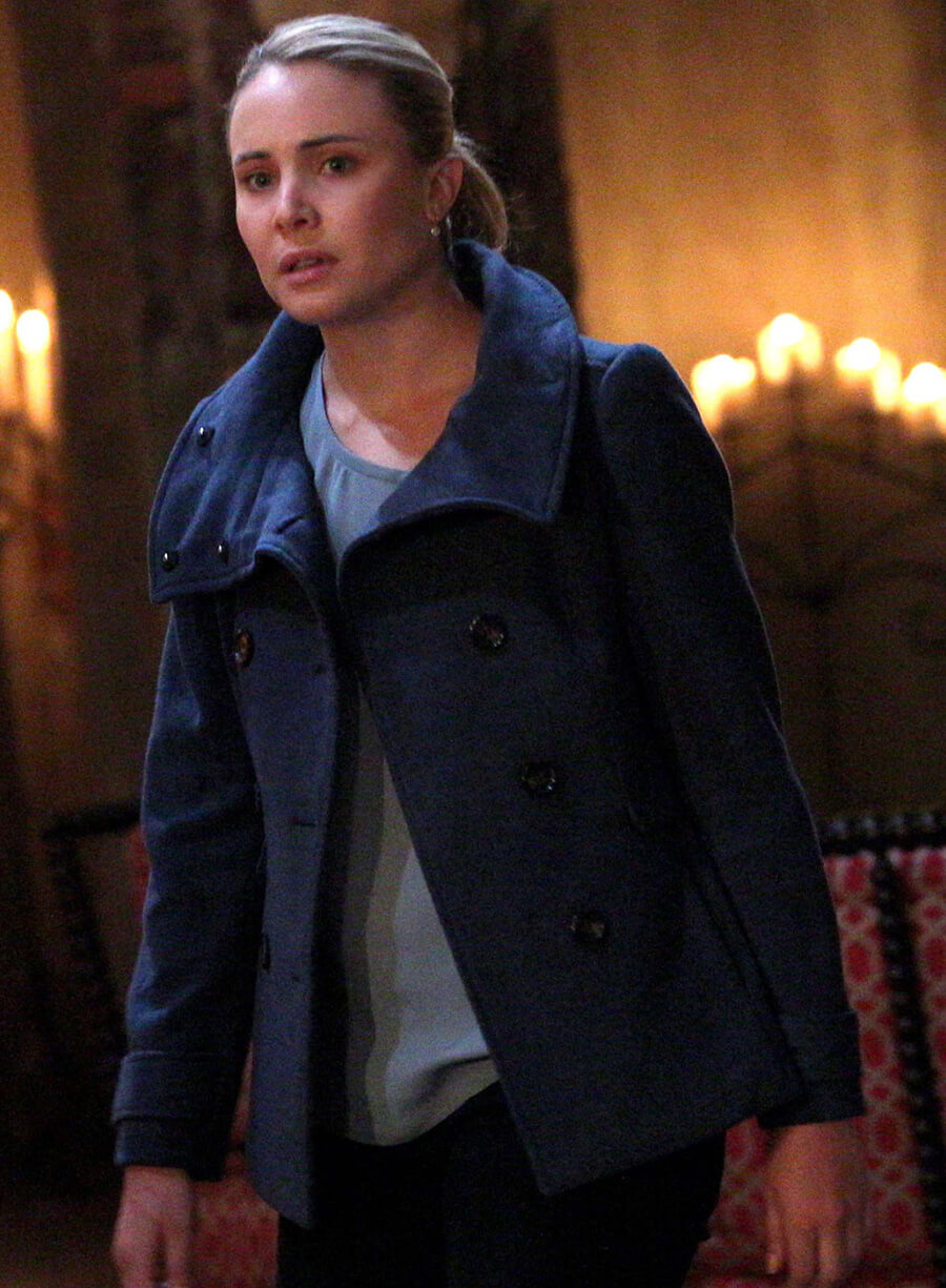 Camille O'Connell The Originals Blue Coat