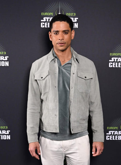 Charlie Barnett Star Wars: The Acolyte Grey Jacket