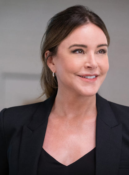 Christa Miller Shrinking Black Blazer