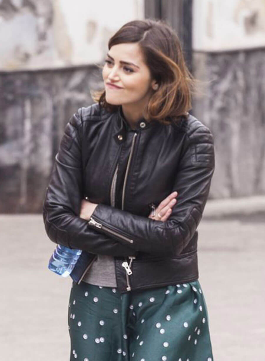 Clara Oswald Doctor Who Leather Jacket