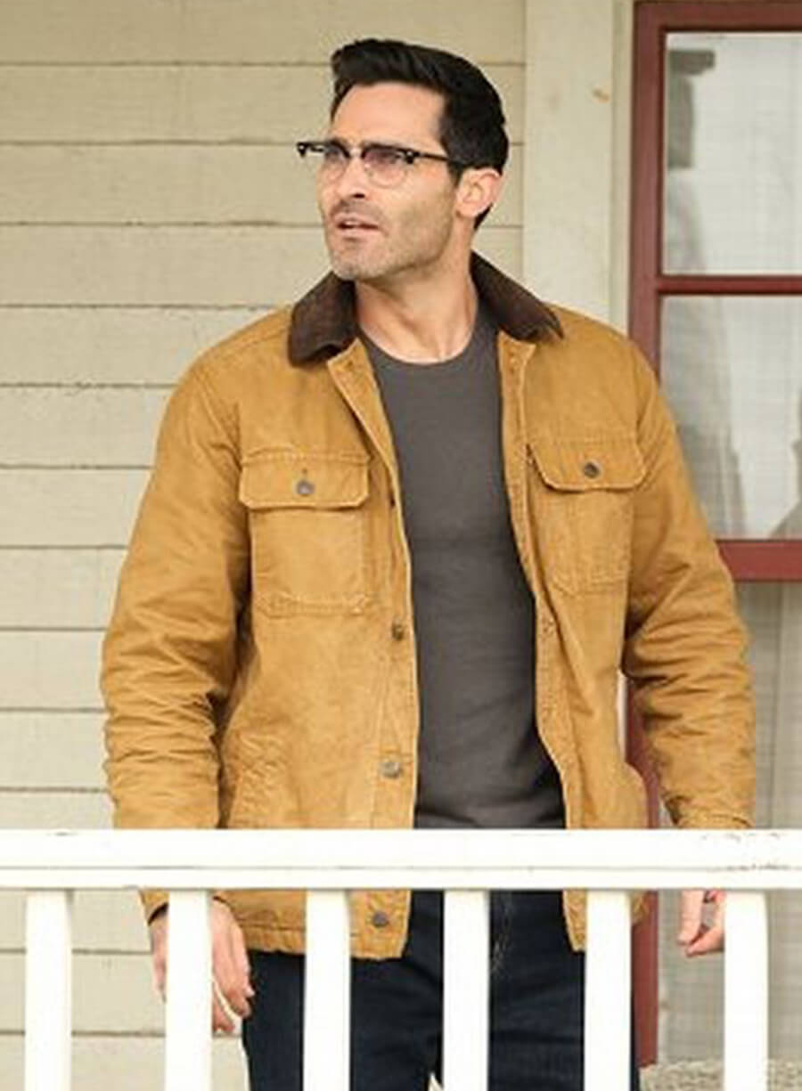 Clark Kent Superman & Lois Brown Jacket