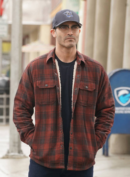 Clark Kent Superman & Lois Checkered Jacket