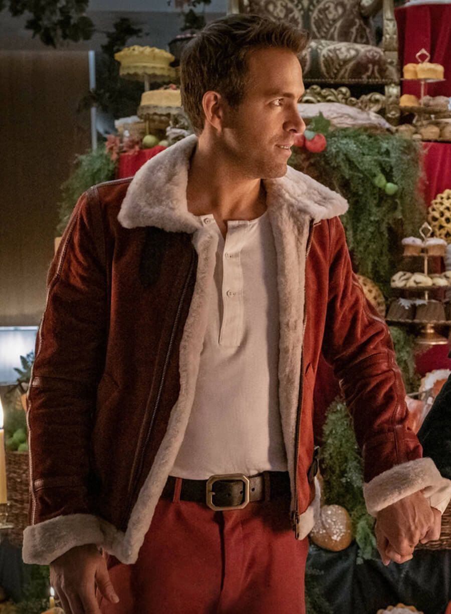 Clint Briggs Spirited Red Suede Leather Jacket