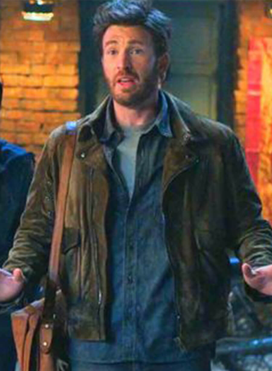 Cole Turner Ghosted Brown Leather Jacket