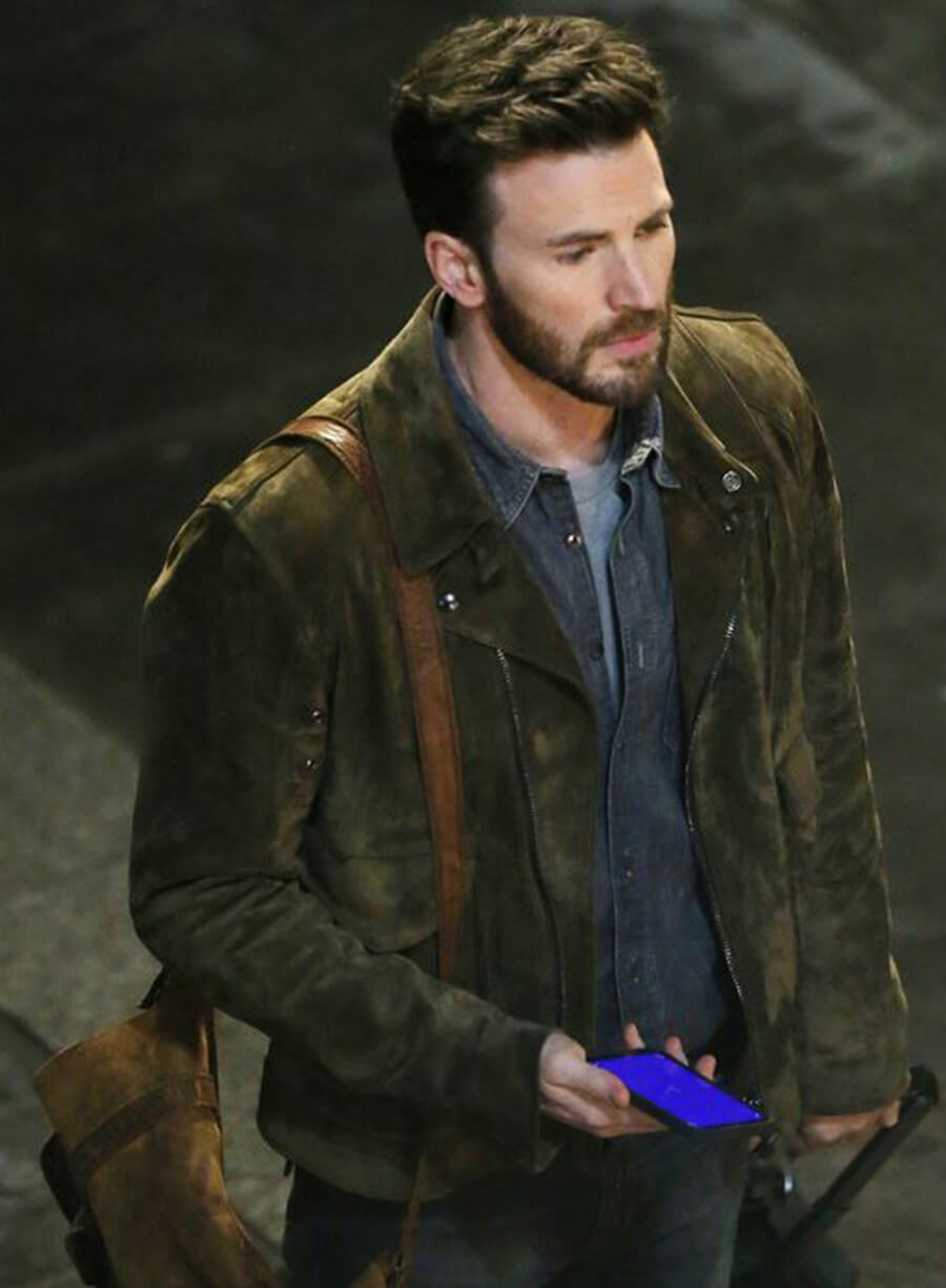 Cole Turner Ghosted Brown Leather Jacket