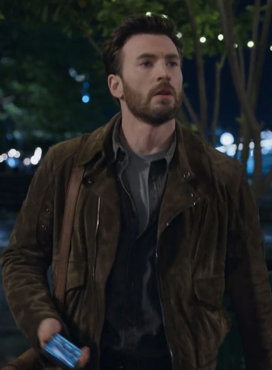 Cole Turner Ghosted Brown Leather Jacket