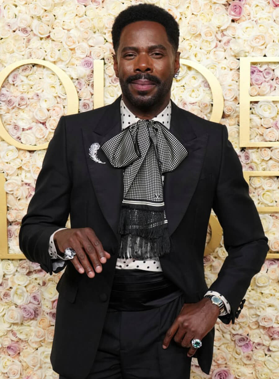 Colman Domingo Golden Globes Red Carpet 2025 Blazer