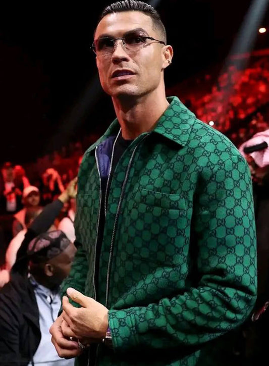 Cristiano Ronaldo Green Jacket