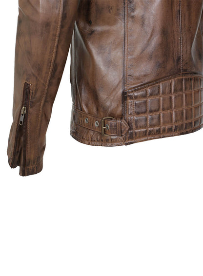 Dark Brown Brando Biker Jacket