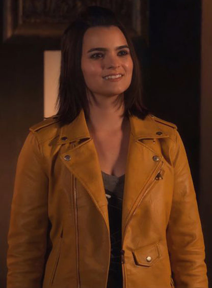 Decker Morningstar Lucifer Yellow Biker Jacket