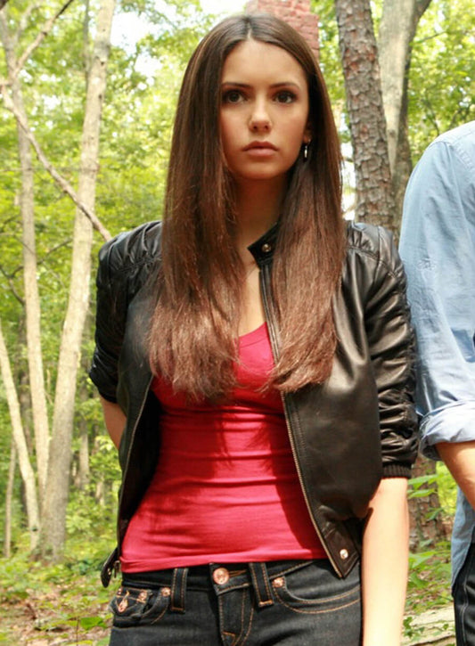 Elena Gilbert The Vampire Diaries Leather Jacket