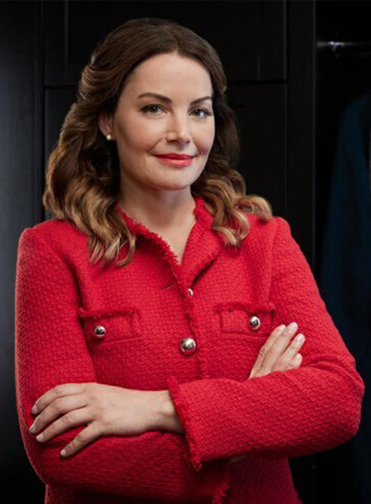 Erica Durance Ms. Christmas Comes to Town Red Jacket