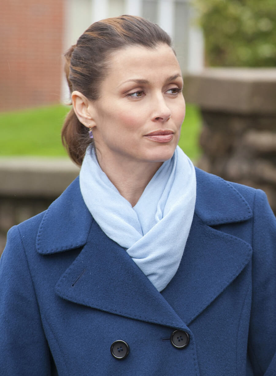 Erin Reagan Blue Bloods Blue Wool Coat