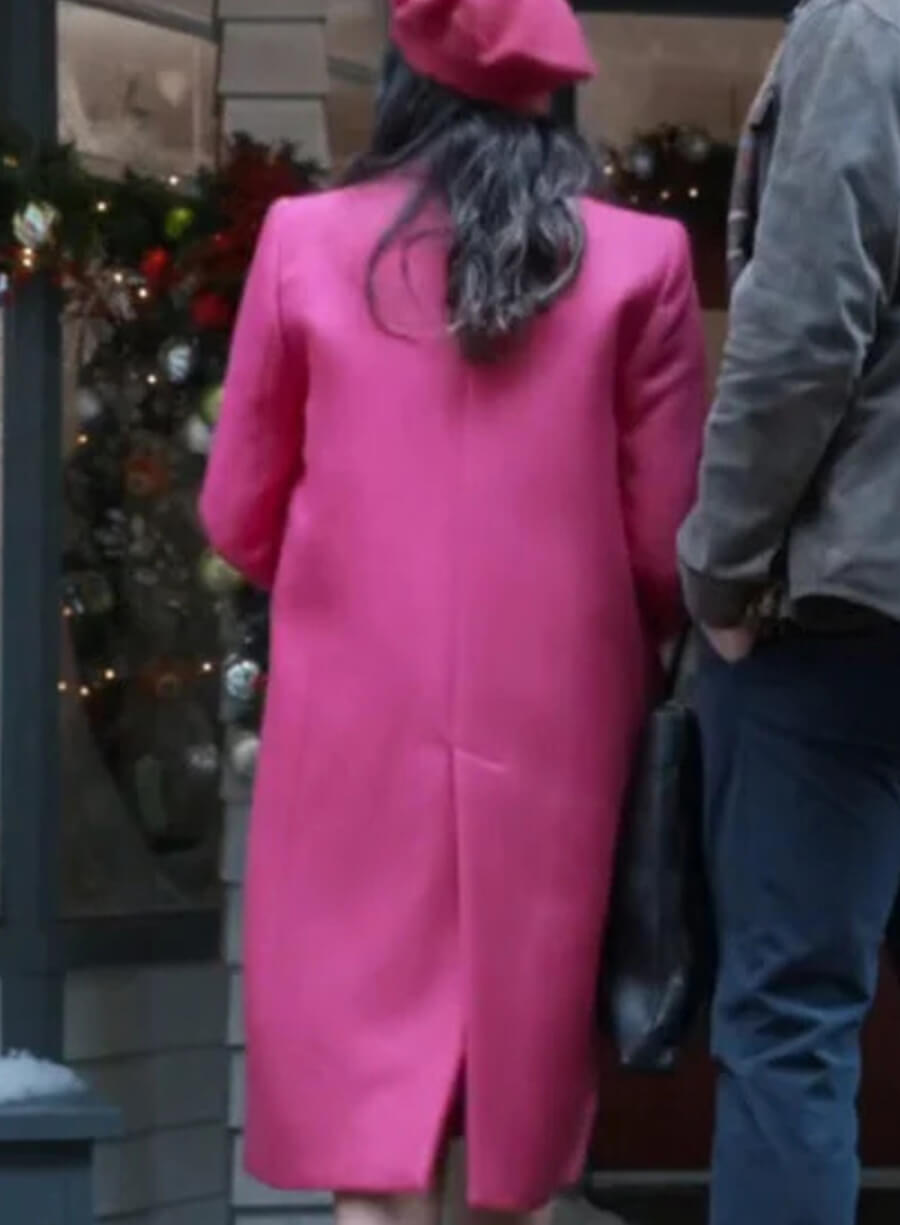 Evie Lane A Reason For The Season 2024 Pink Coat